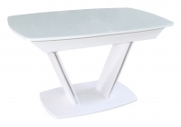 Стол Дрезден стекло (Белый)