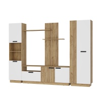 Гостиная Мишель тип 2 ГС-01 (Крафт/белый)