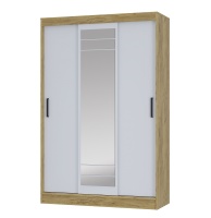 Шкаф-купе "Тео" ШКК-02 (Крафт/Белый)