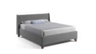 Кровать мягкая Лорен 1400ПМ (Серый)