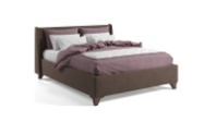 Кровать мягкая Лорен 1400ПМ (Шоколад)