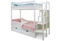 Двухъярусная кровать «Svogen» (Белый)