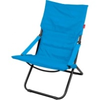 Кресло-шезлонг складное с мягким матрасом Haushalt синий до 120кг HHK4/B "НИКА" от магазина Лидер