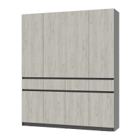 ШК-13-графит-дуб-крафт-белый-закрыт