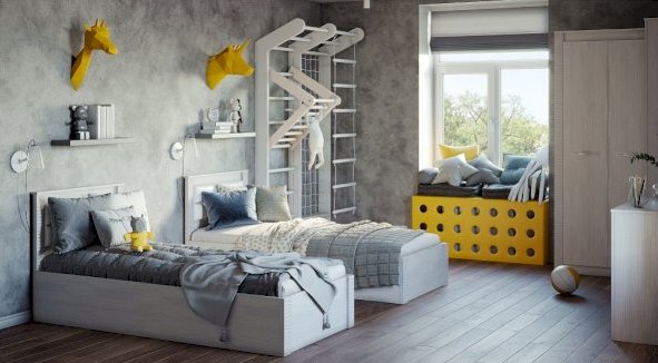 Кровать Монако КР-17 в интерьере