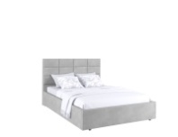 Кровать мягкая Тэфи 1400ПМ (Серебро)