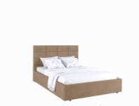Кровать мягкая Тэфи 1400ПМ (Корица)
